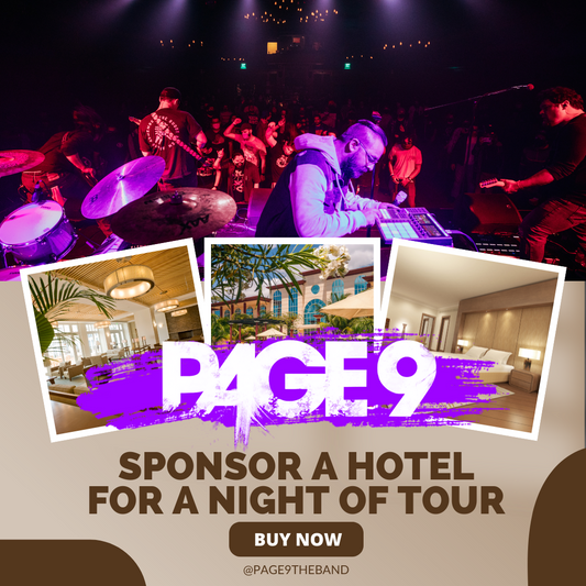 Page 9 Tour: Sponsor a Band Hotel Stay